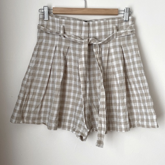 Rustic checkered shorts - Picture 1 of 7